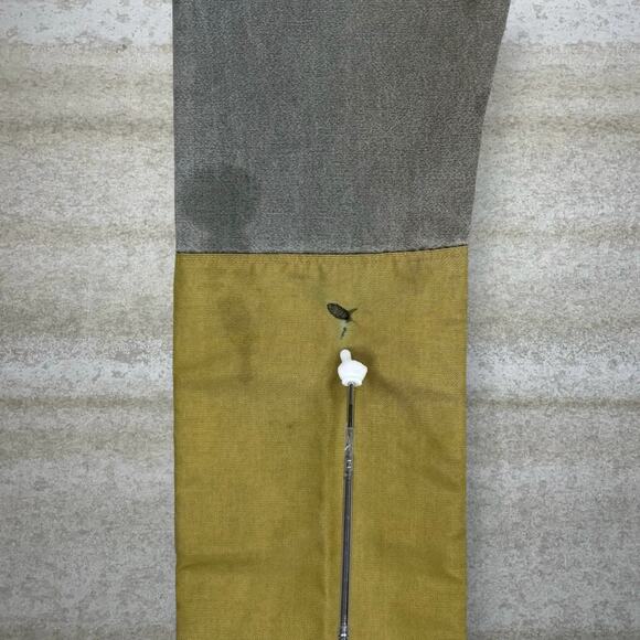 Vintage Wrangler Jeans Double Knees Baggy Fit Faded Brown Wash Denim 90s - Picture 9 of 11